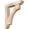 Ekena Millwork Westlake Slat Smooth Bracket w/ Offset Brace, Douglas Fir, 5 1/2"W x 26"D x 30"H BKT0604X26X30WTL06SDF - alternate 1